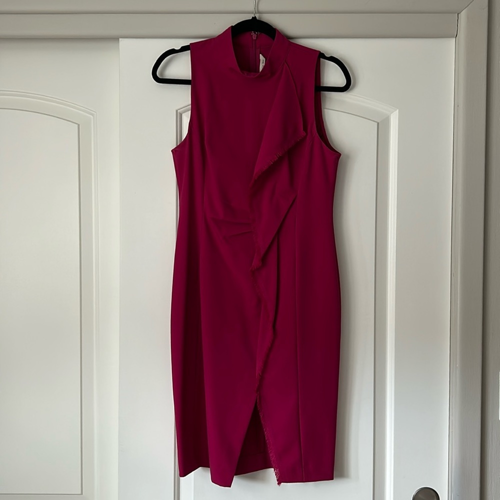 RACHEL Rachel Roy Sleeveless Pink/Fuchsia Dress